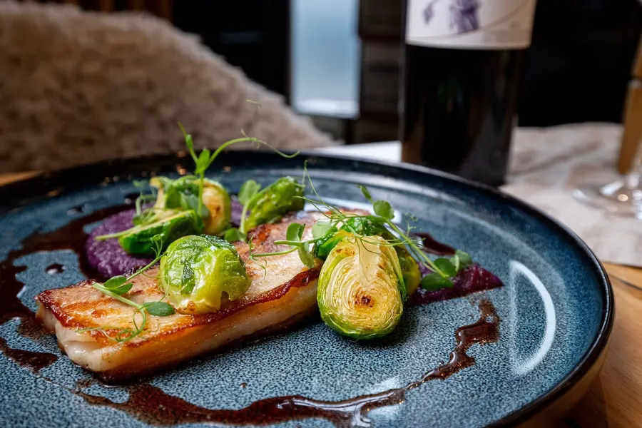 Voorgerecht op tafel